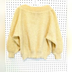OBR Cozy Cream/ Tan Knit Sweater
